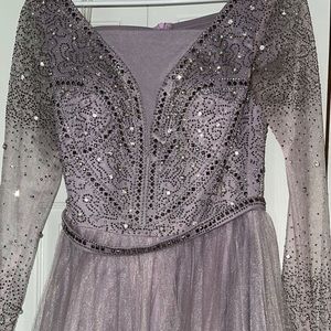 Lavender event or party fancy dress